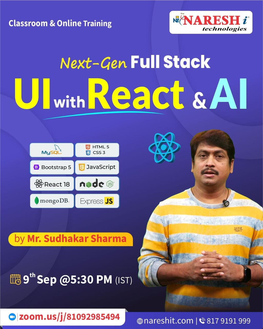 Hyderabad, Training, 🔥 Ready To Become A Next-Gen Full Stack Developer?
