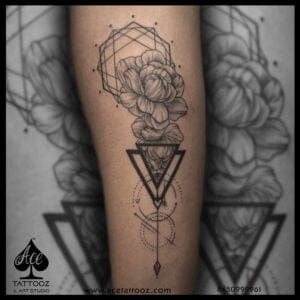 Mumbai, Creative, Floral Tattoo On Forearm: Botanical Beauty With A Modern Edge