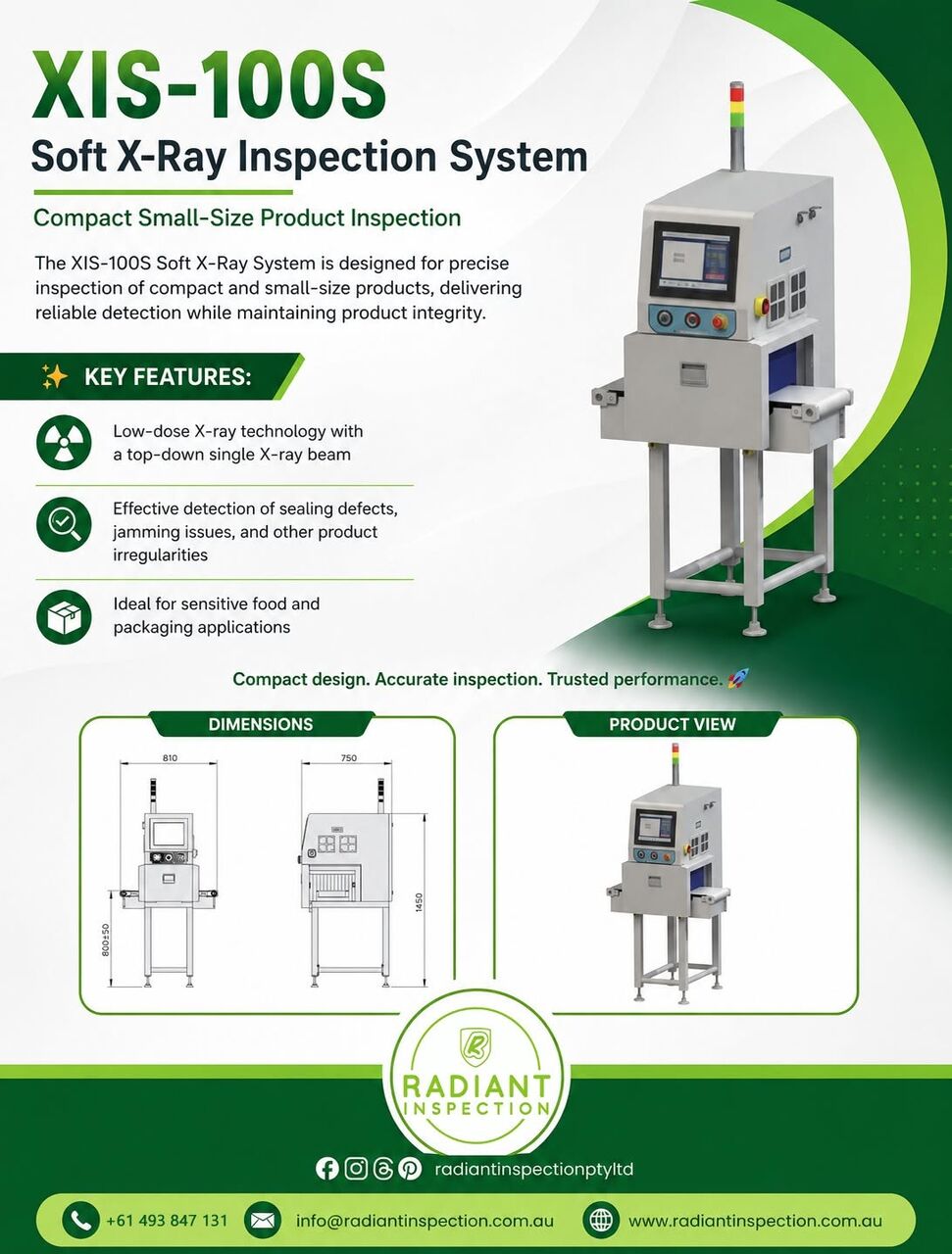 Melbourne, Industrial Machinery, AUD 1,  Food Inspection Equipment Services In Sydney