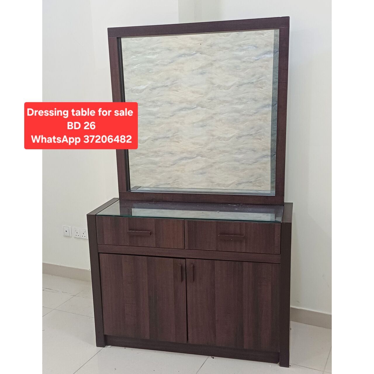 Manama, Furniture, BHD 26,  ✅️ Dressing Table For Sale In Good Condition With Delivery
