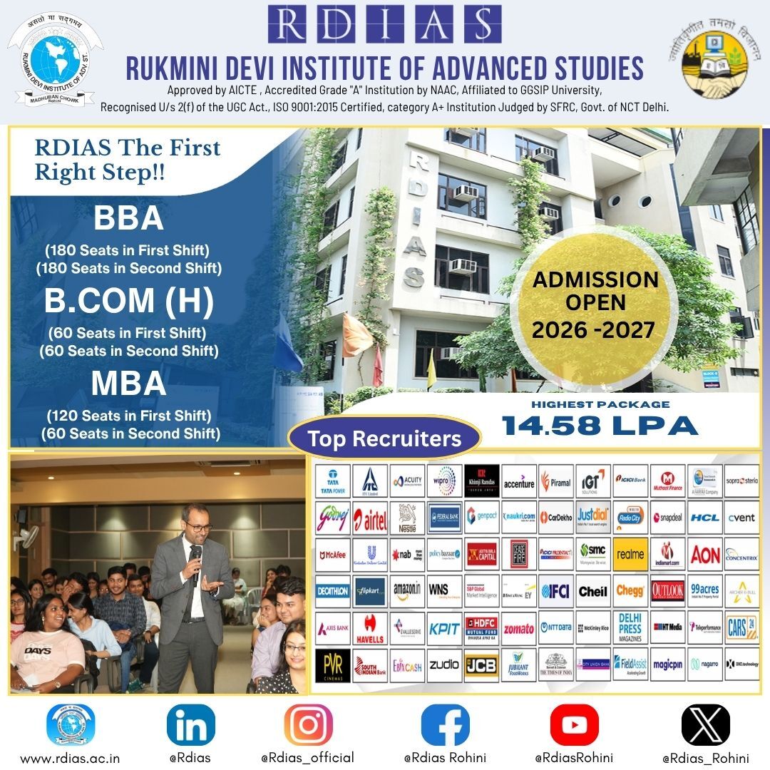 Rohini, Education, IPU CET Counselling 2026 - BBA, B.Com (Hons) & MBA Seat Allotment Guide