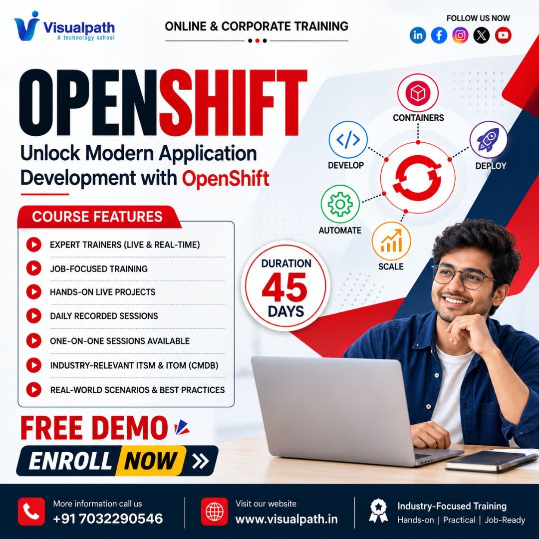 Hyderabad, Education, OpenShift Online Course | OpenShift Training In Ameerpet