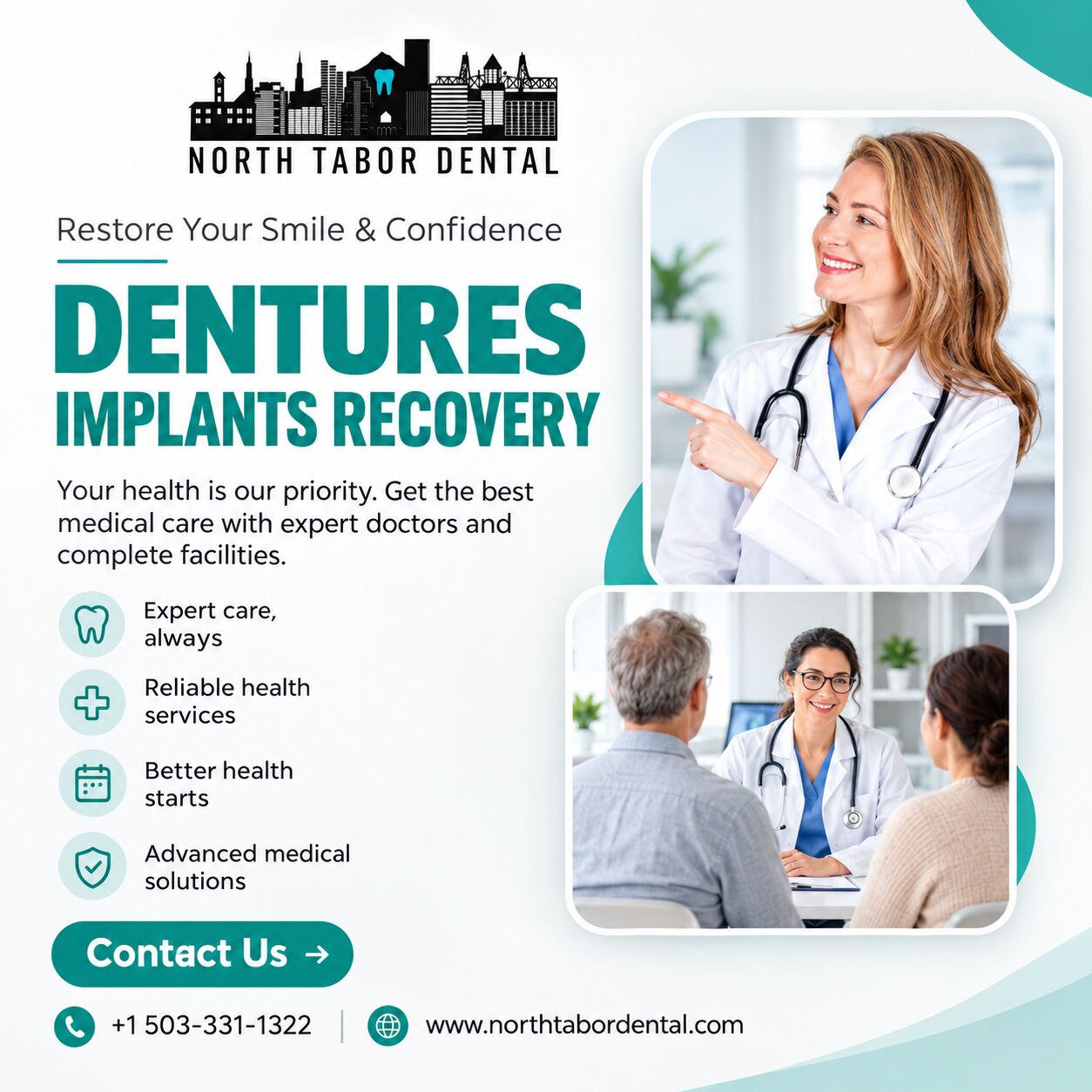 Washington DC, Health, How Long Does Denture Implants Recovery Take?