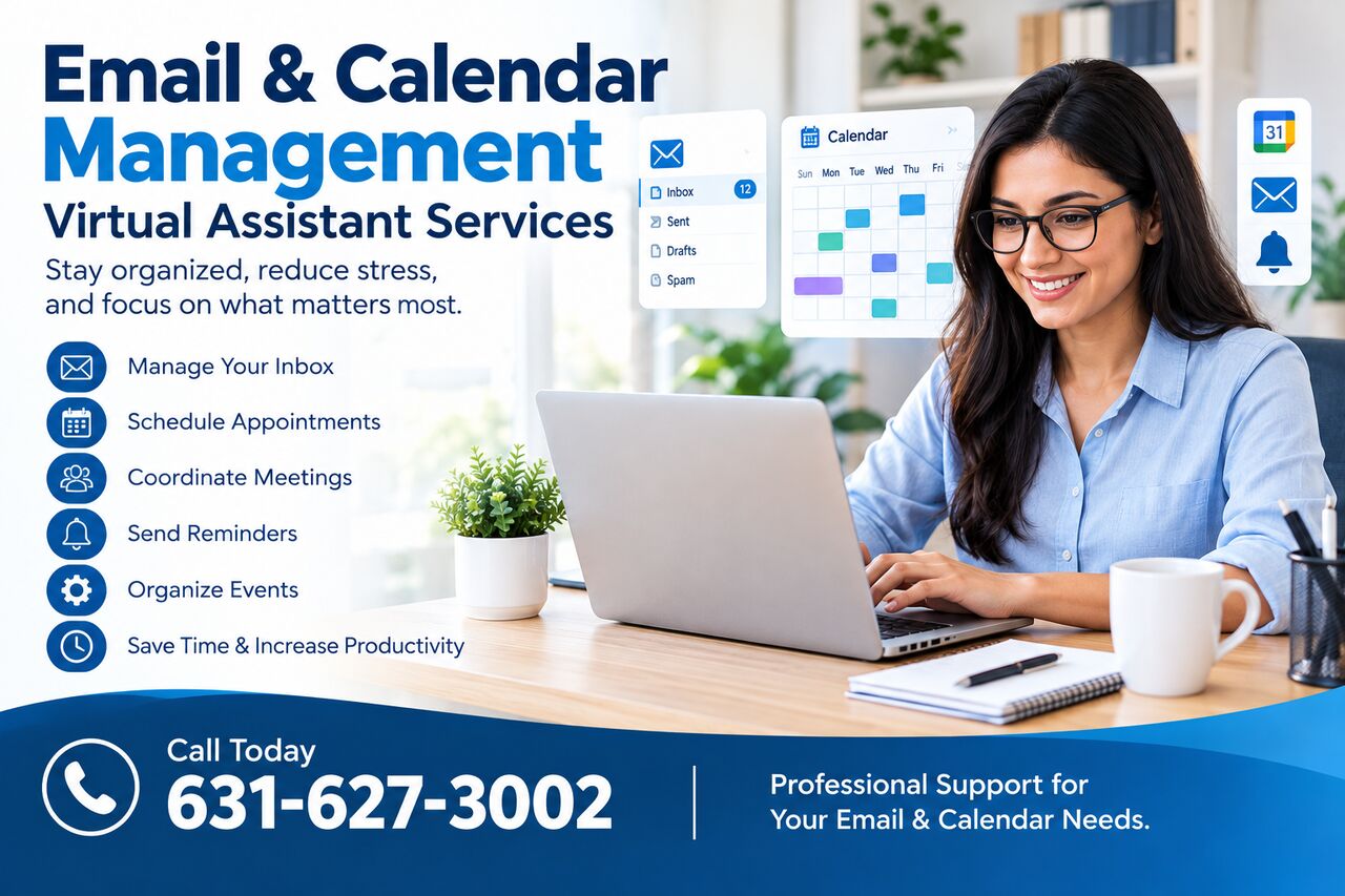 New York, Business, Email & Calendar Management Virtual Assistant Services
