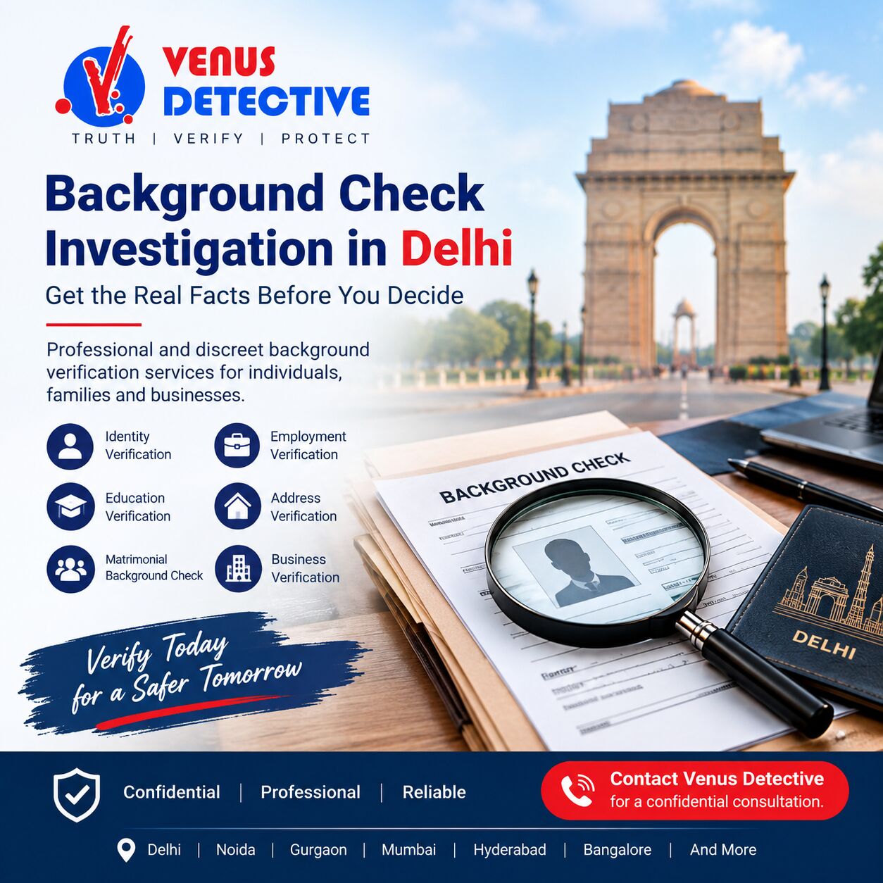 New Delhi, Legal, Background Check Investigation In Delhi &ndash; Professional Verification Services