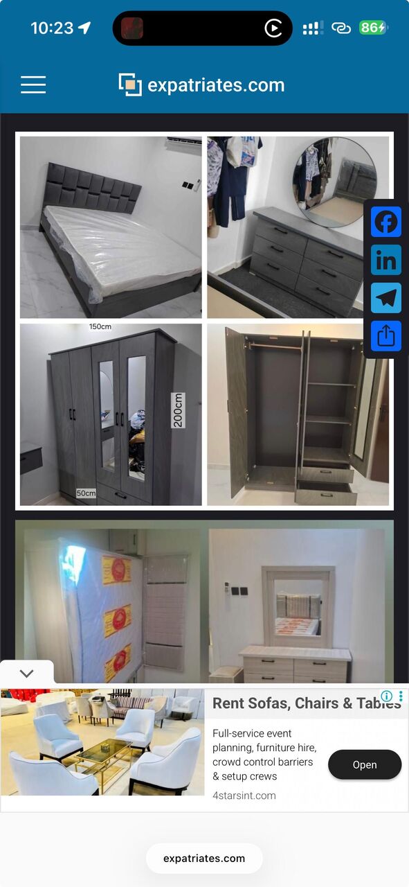 Al Khalidiyah, Furniture, SAR 11,  New Bedroom Set Sale Online Home Devlree