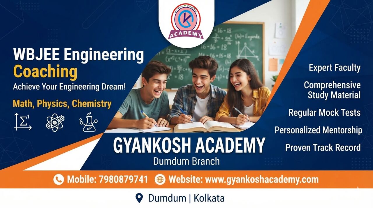 Kolkata, Lessons Offered, WBJEE  Joint Entrance Engineering Coaching Center Online Offline In Kolkata 2027