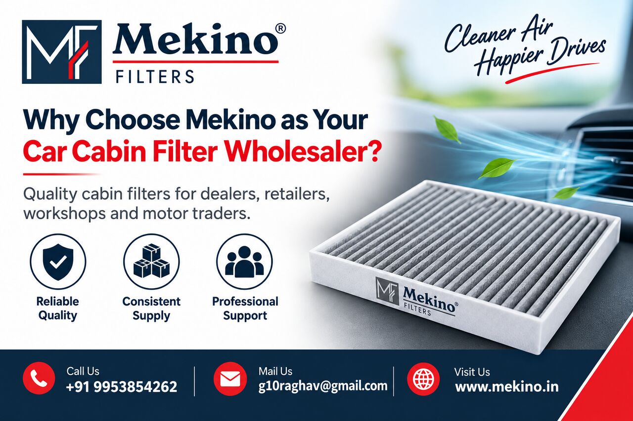 Mumbai, Automotive, Why Choose Mekino As Your Car Cabin Filter Wholesaler?