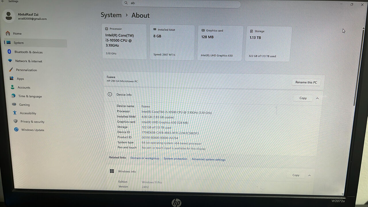 Khobar, Electronics, SAR 1000,  Desktop Windows 11 Pro 1TB