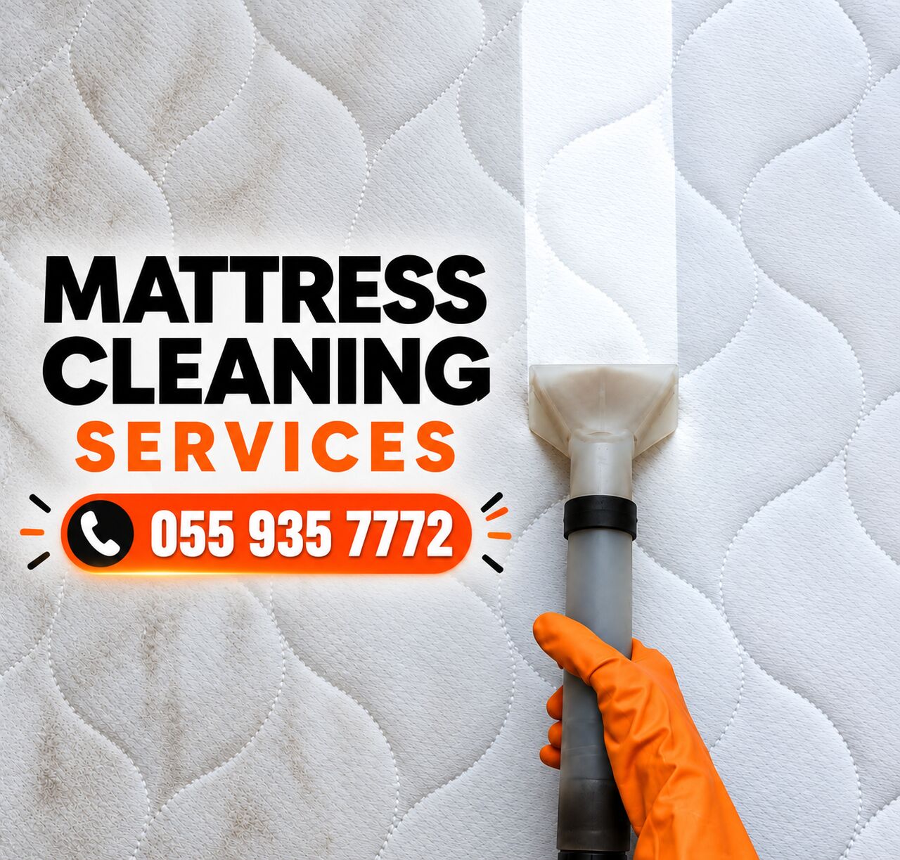 Al Nahda, Cleaning, 🟧🟧 DIRTY MATTRESS? GET IT DEEP CLEANED! – MATTRESS CLEANING DAMMAM – 🟧 055 935 7772 🟧