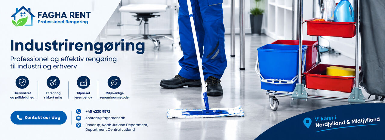 Copenhagen, Cleaning, Industrirengøring I Nordjylland & Midtjylland | Fagha Rent