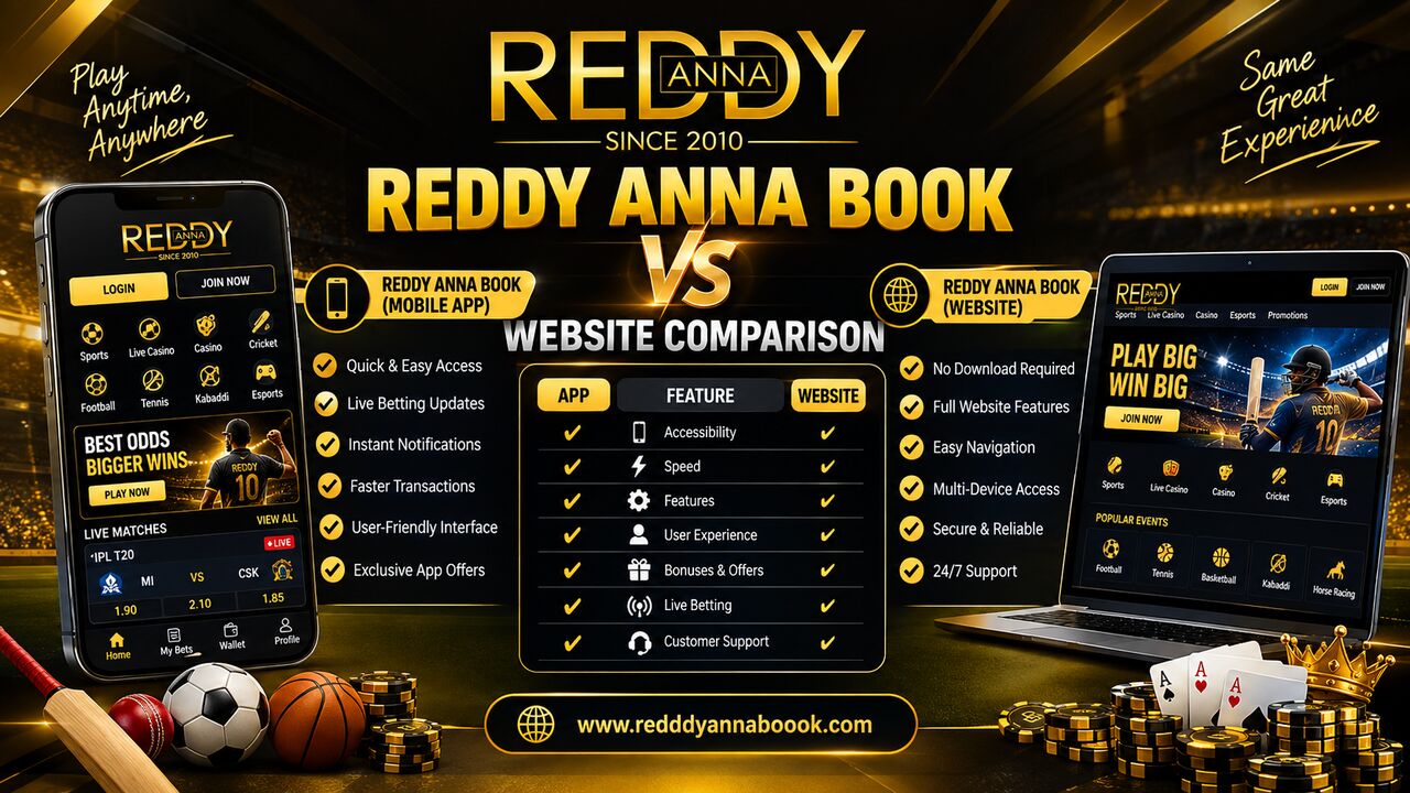 Pune, Business, Reddy Anna Book Vs Website Comparison