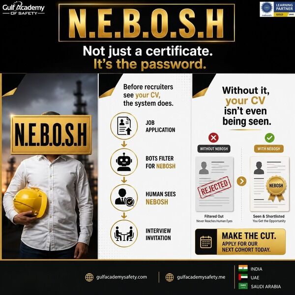 Dubai, Lessons Offered, Gold Standard NEBOSH Training &ndash; Enroll Today!