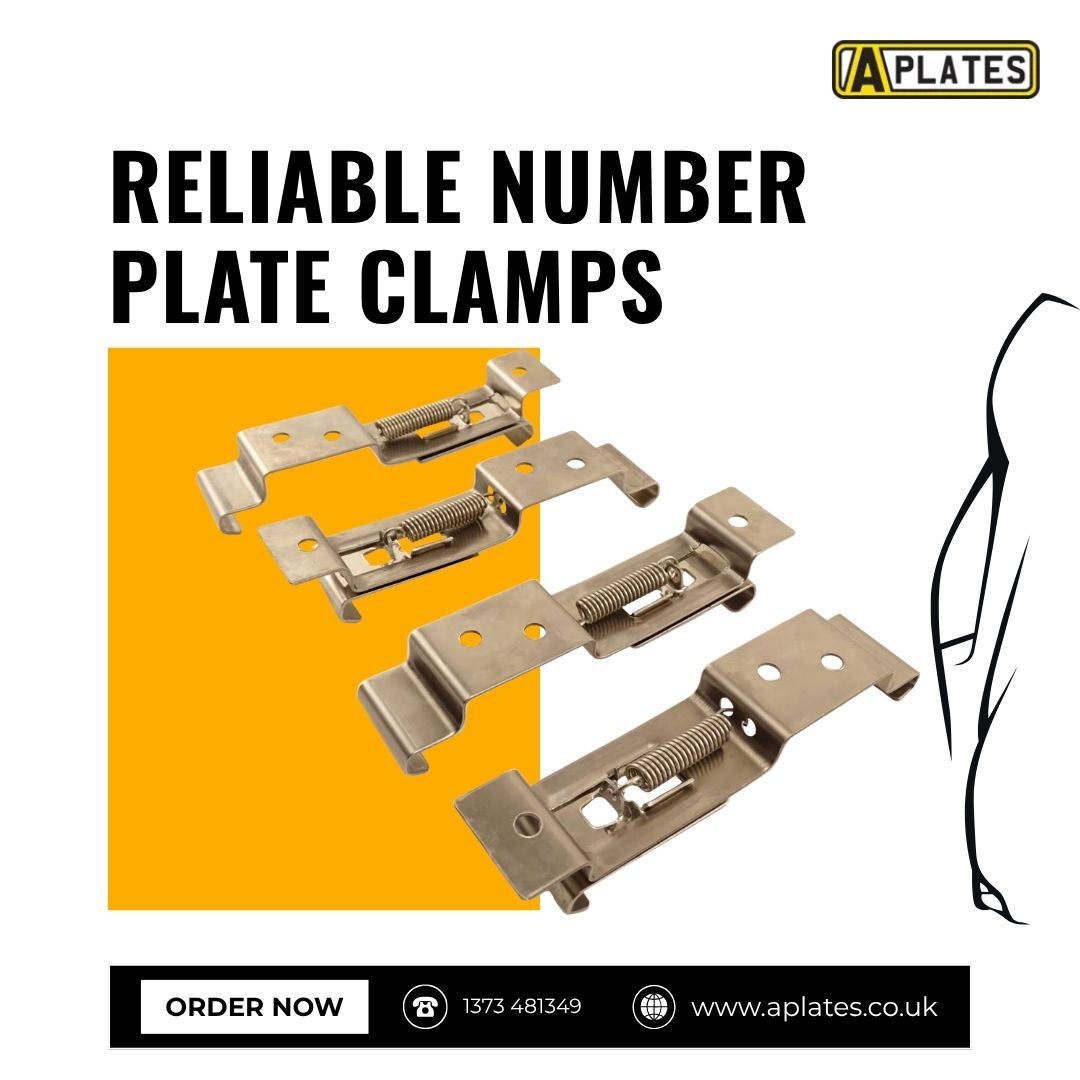 London, Auto Parts, Find Strong And Practical Number Plate Clamps For Your Car