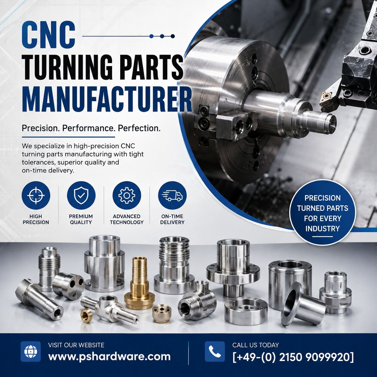 Shenzhen, Electronics, CNY 65160,  CNC Turning Parts Manufacturer For Precision Industrial Components