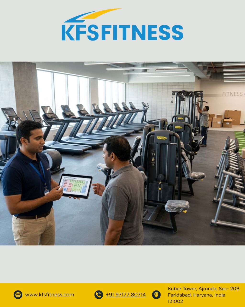 Mumbai, Sporting Goods, KFS Fitness: Commercial Gym Equipment & Complete Gym Setup In India