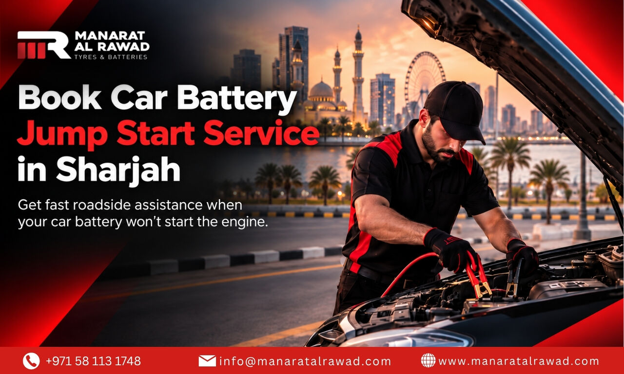 Sharjah, Automotive, Book Car Battery Jump Start Service In Sharjah