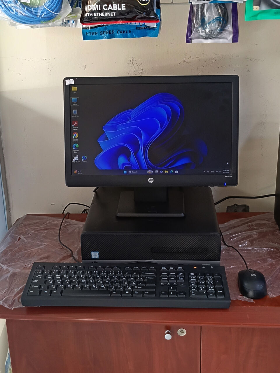 Riffa, Computers, BHD 118,  HP EliteDesk I7-9th Gen PC4 8GB/128 SSD 19&rsquo; Inch Monitor HD 118 BD Only
