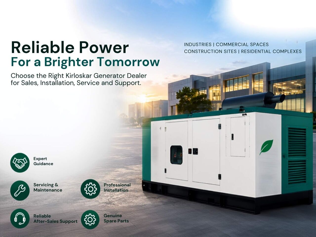 New Delhi, Industrial Machinery, Kirloskar Generator Dealers For Quality DG Sets & After-Sales Service