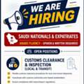 CUSTOM CLEARANCE AND INSPECTION (MALE, FEMALE, SAUDI ONLY)
