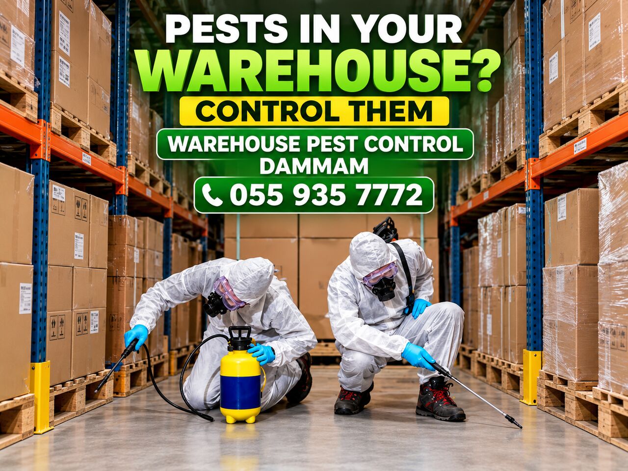 Al Mazruiyah, Pest Control, ✅✅ PESTS IN YOUR WAREHOUSE? CONTROL THEM – WAREHOUSE PEST CONTROL DAMMAM – ✅ 055 935 7772