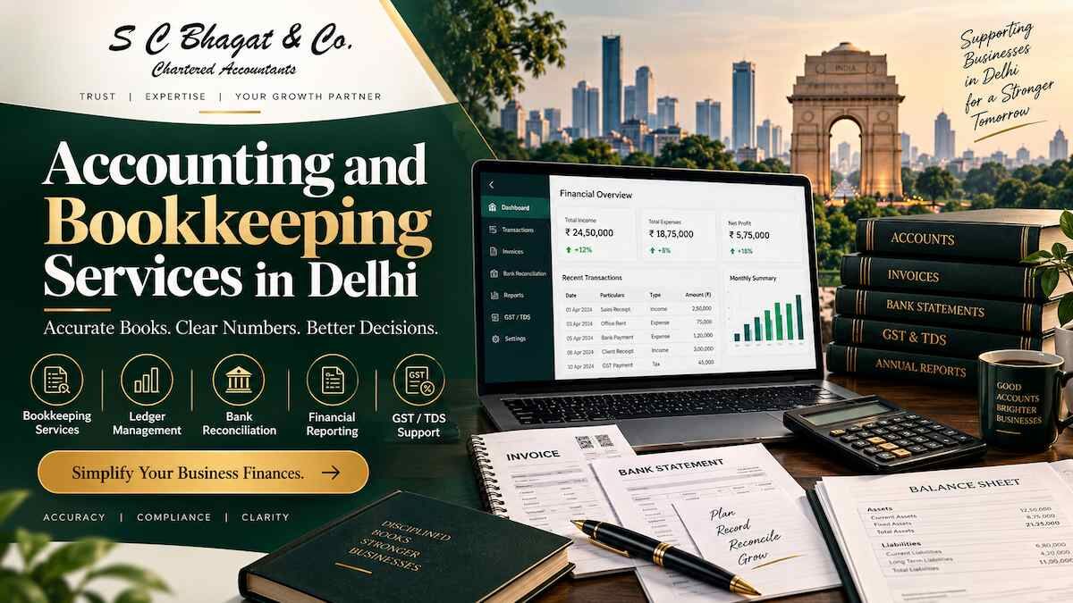 New Delhi, Business, Business Accounting And Bookkeeping Support In Delhi