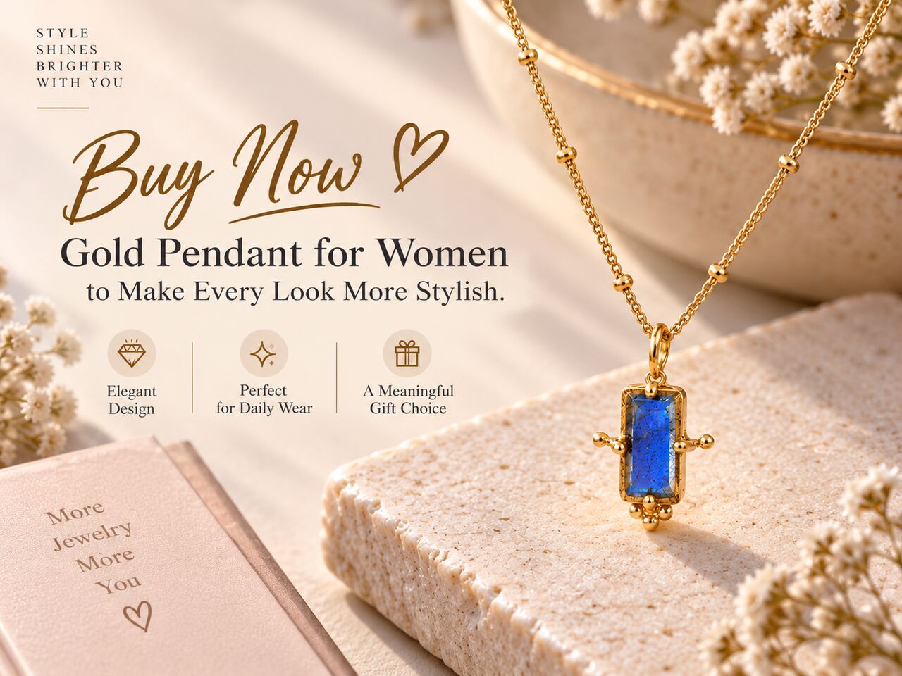 Jaipur, Jewelry, INR 5800,  Buy Now Gold Pendant For Women To Make Every Look More Stylish
