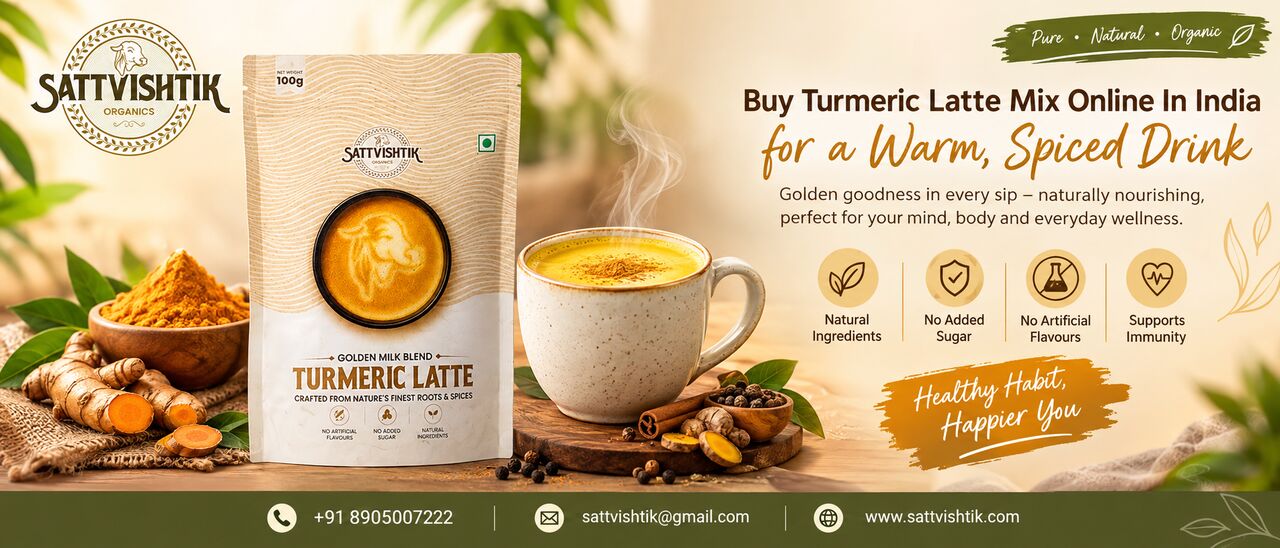 Ahmedabad, Food, Buy Turmeric Latte Mix Online In India For A Warm, Spiced Drink