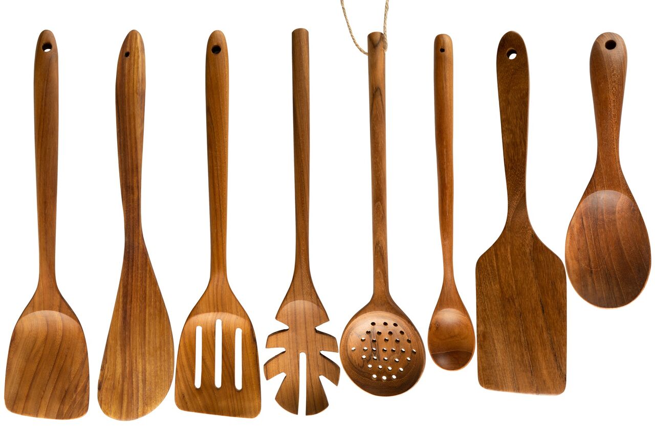 London, Business, Wooden Cooking Set Designed For Convenient Everyday Cooking
