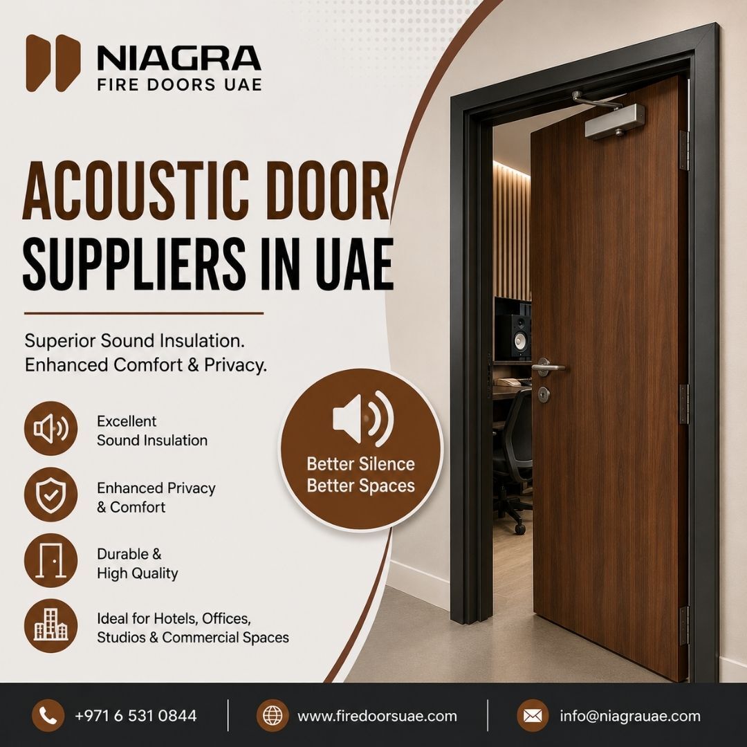 Dubai, Furniture, Acoustic Door Suppliers In UAE | Premium Soundproof Door Solutions