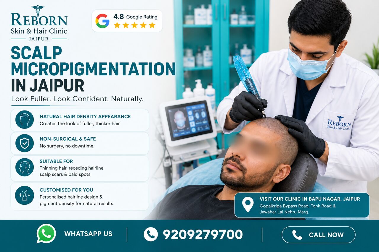 Jaipur, Health & Beauty Items, INR 20000,  Scalp Micropigmentation In Jaipur For Visible Scalp