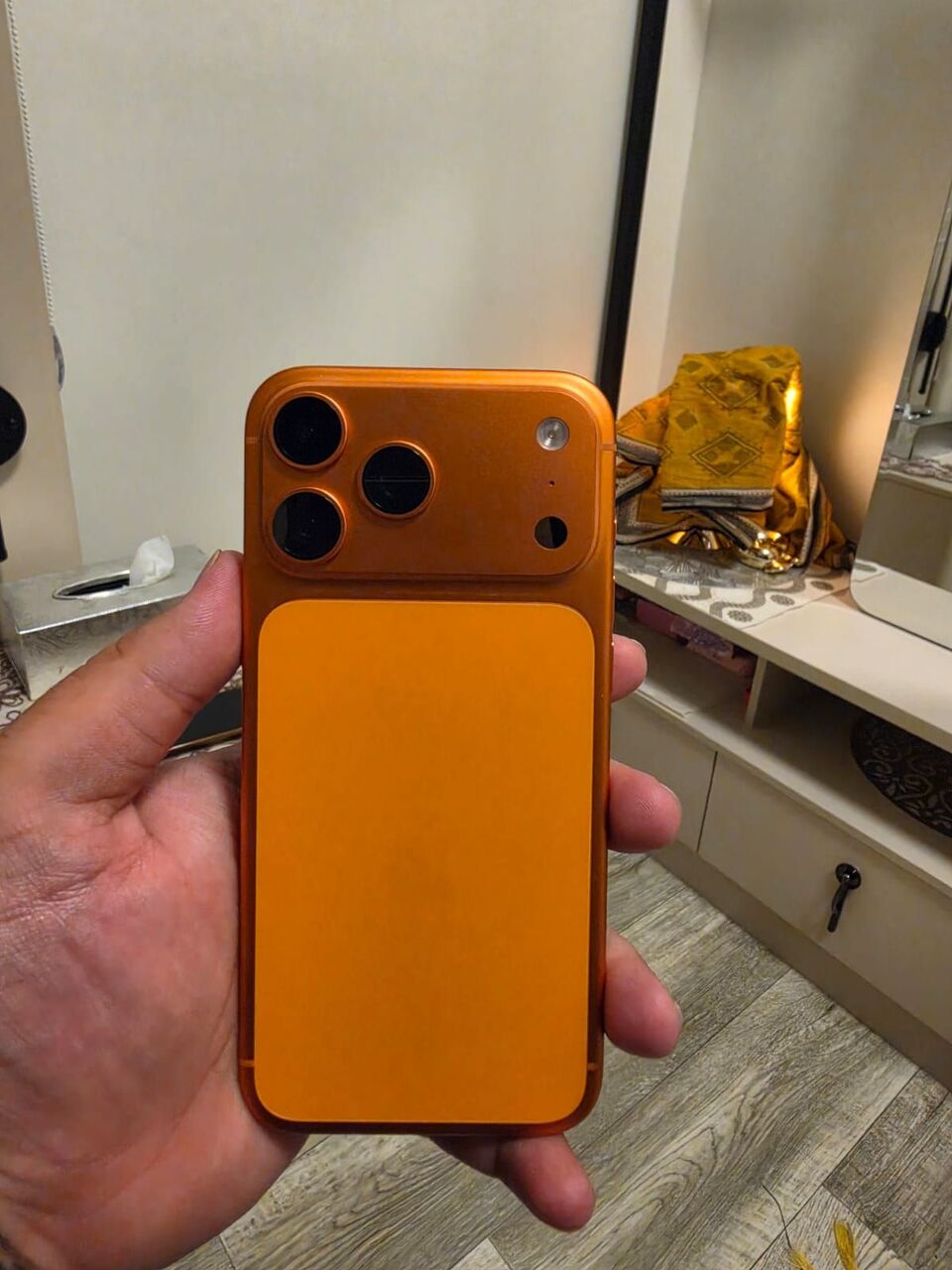 Jeddah, Electronics, SAR 4800,  IPhone 17 Pro Max Cosmic Orange