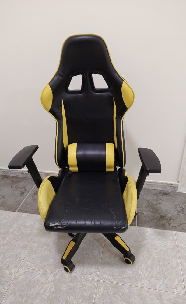 Riyadh, Furniture, SAR 200,  كرسي قيمنق Mahmayi B88 مريح وقابل للتعديل – أسود وأ