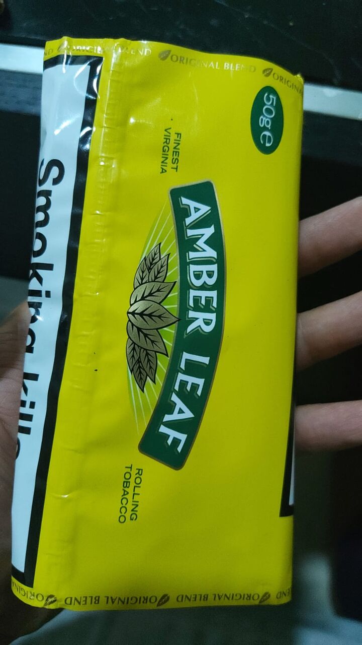 Khobar, Mobile Phones, SAR 100,  Amber Leaf Smoking Tobacco 50grms Original From UK