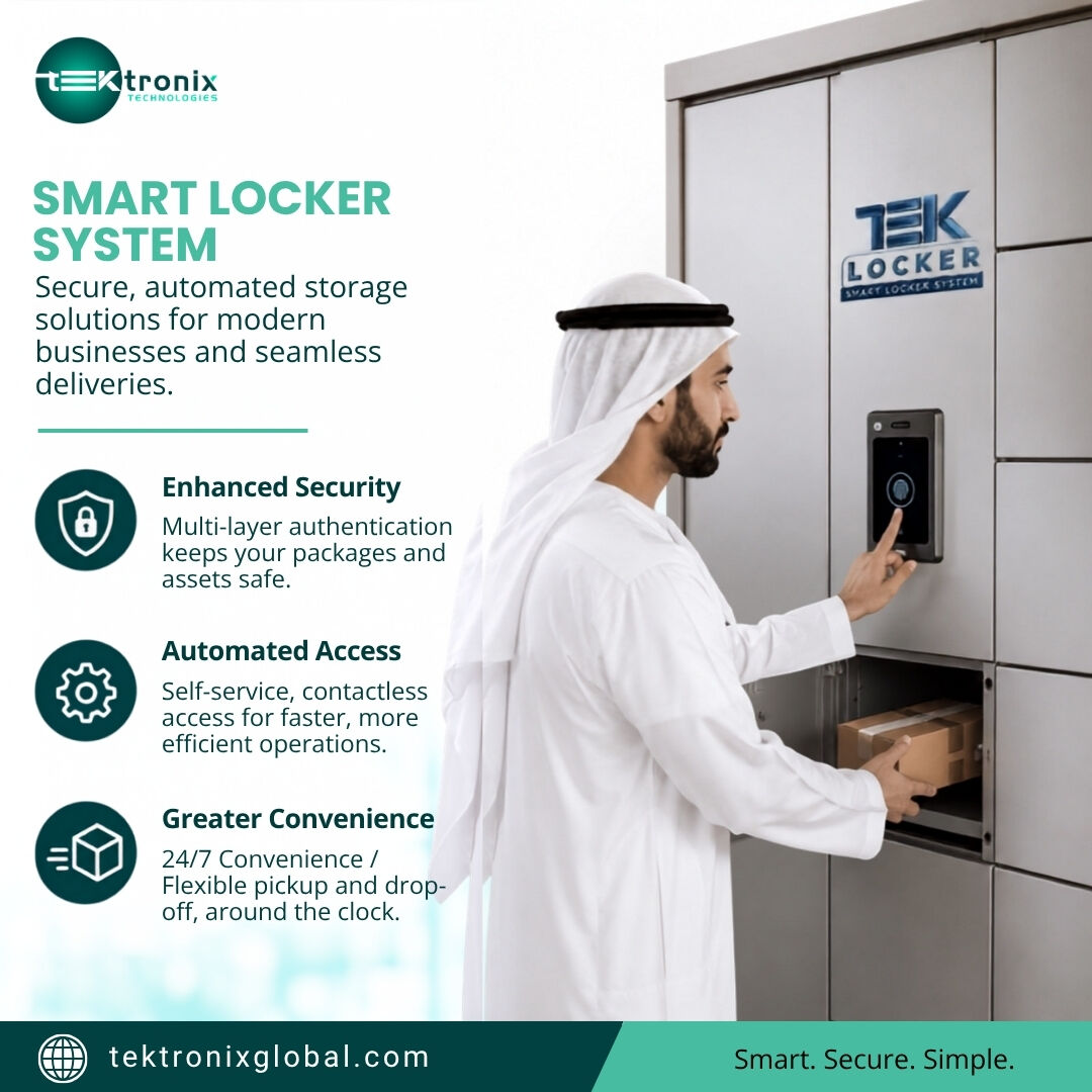 Dubai, Software Development, Smart Locker System - The Intelligent Choice For Hotel Storage And Deliveries