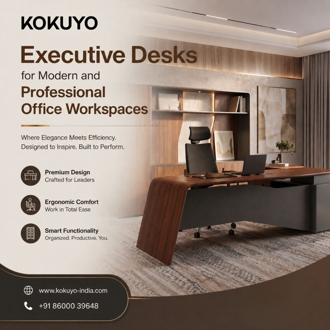 Mumbai, Furniture, Executive Desks For Modern And Professional Office Workspaces