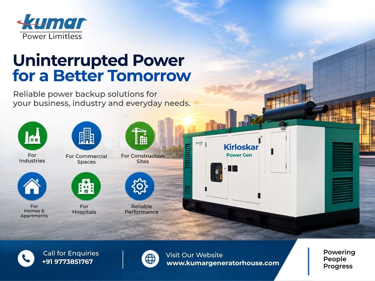 New Delhi, Industrial Machinery, Why Power Backup Generators Are Essential For Reliable Electricity