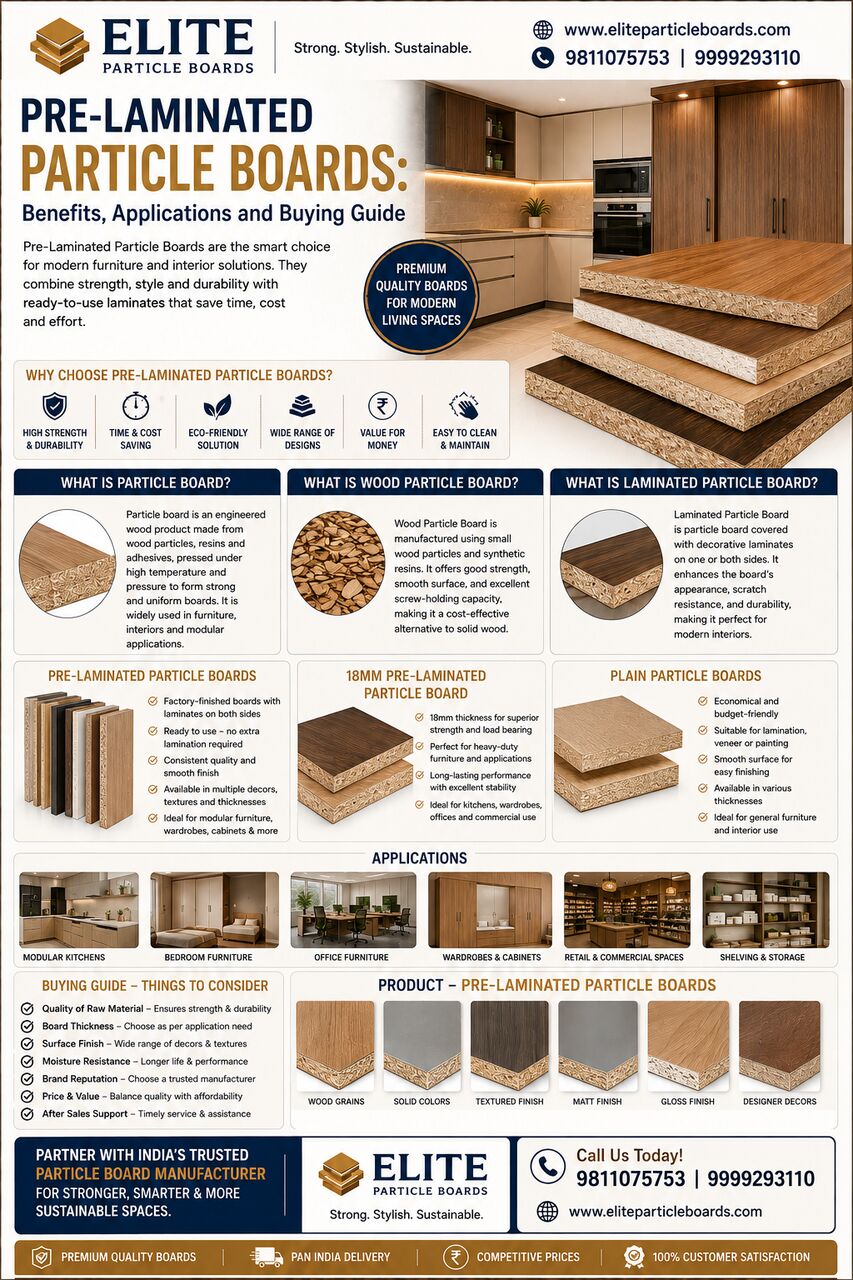 Ahmedabad, Interior Design, What Is Laminated Particle Board?