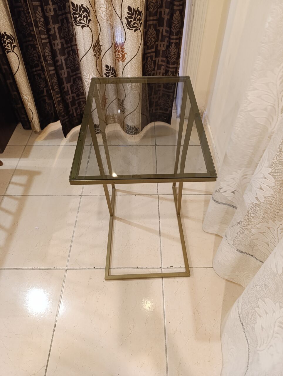 Jeddah, Household Items, SAR 80,  Coffee Table Set, Steel Frame, Glass Top