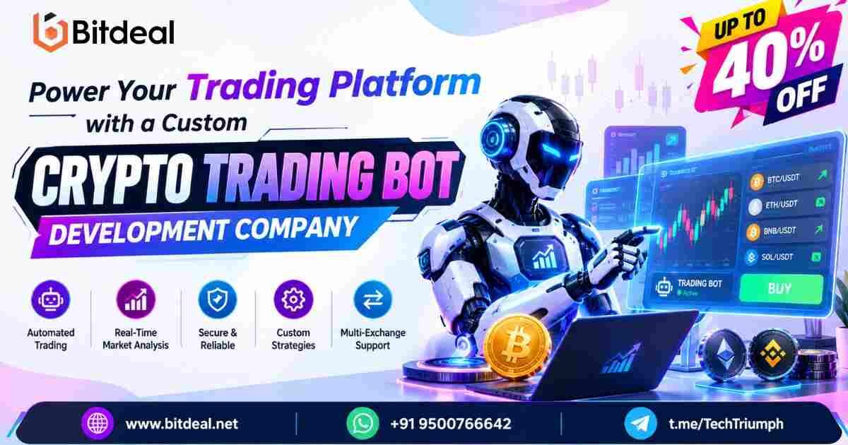 Los Angeles, Business, Power Your Trading Platform With A Custom Crypto Trading Bot &ndash; Get 30% OFF