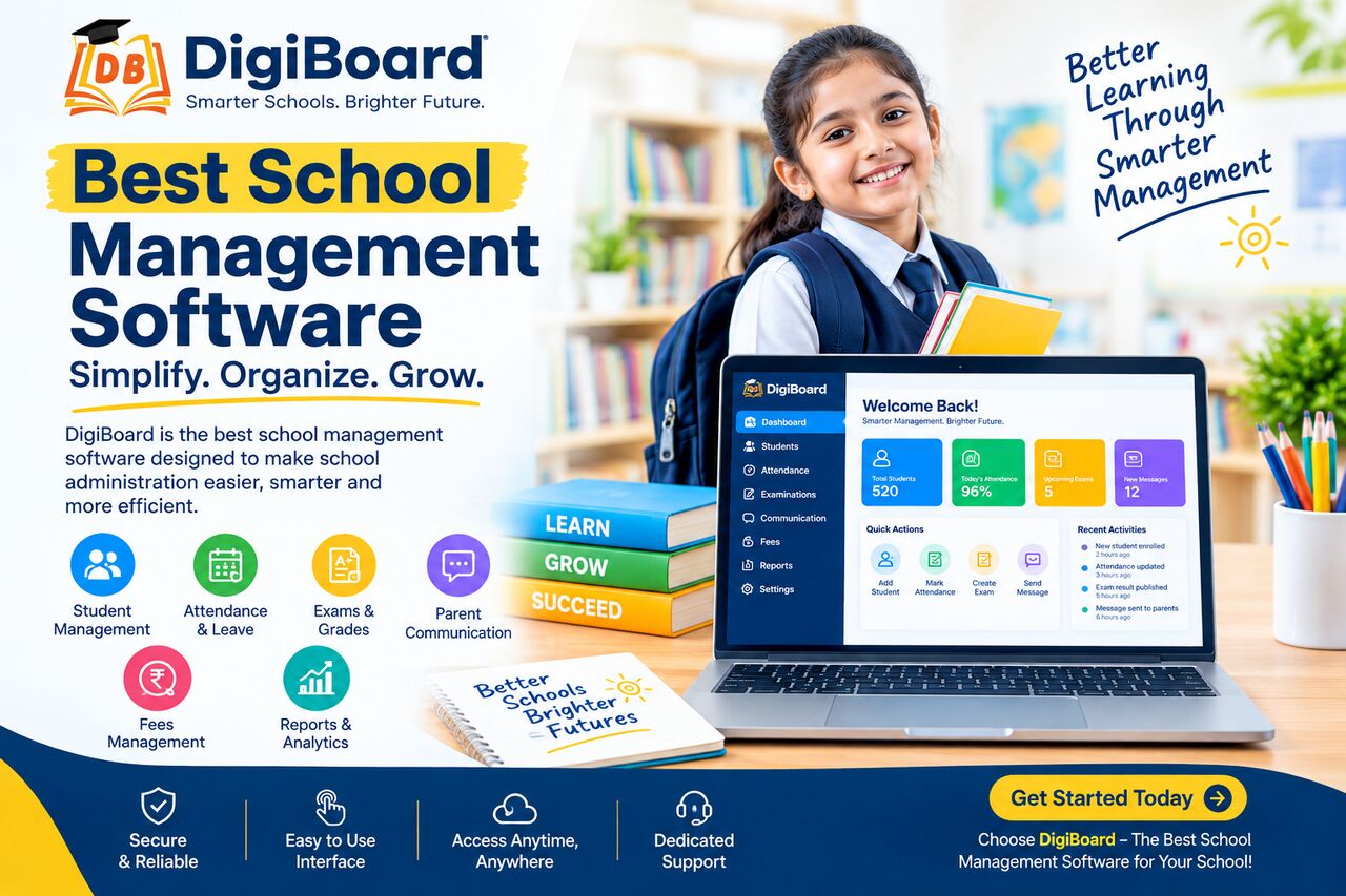 Mumbai, Education, Best School Management Software &ndash; Simplify & Digitize School Operations With DigiBoard