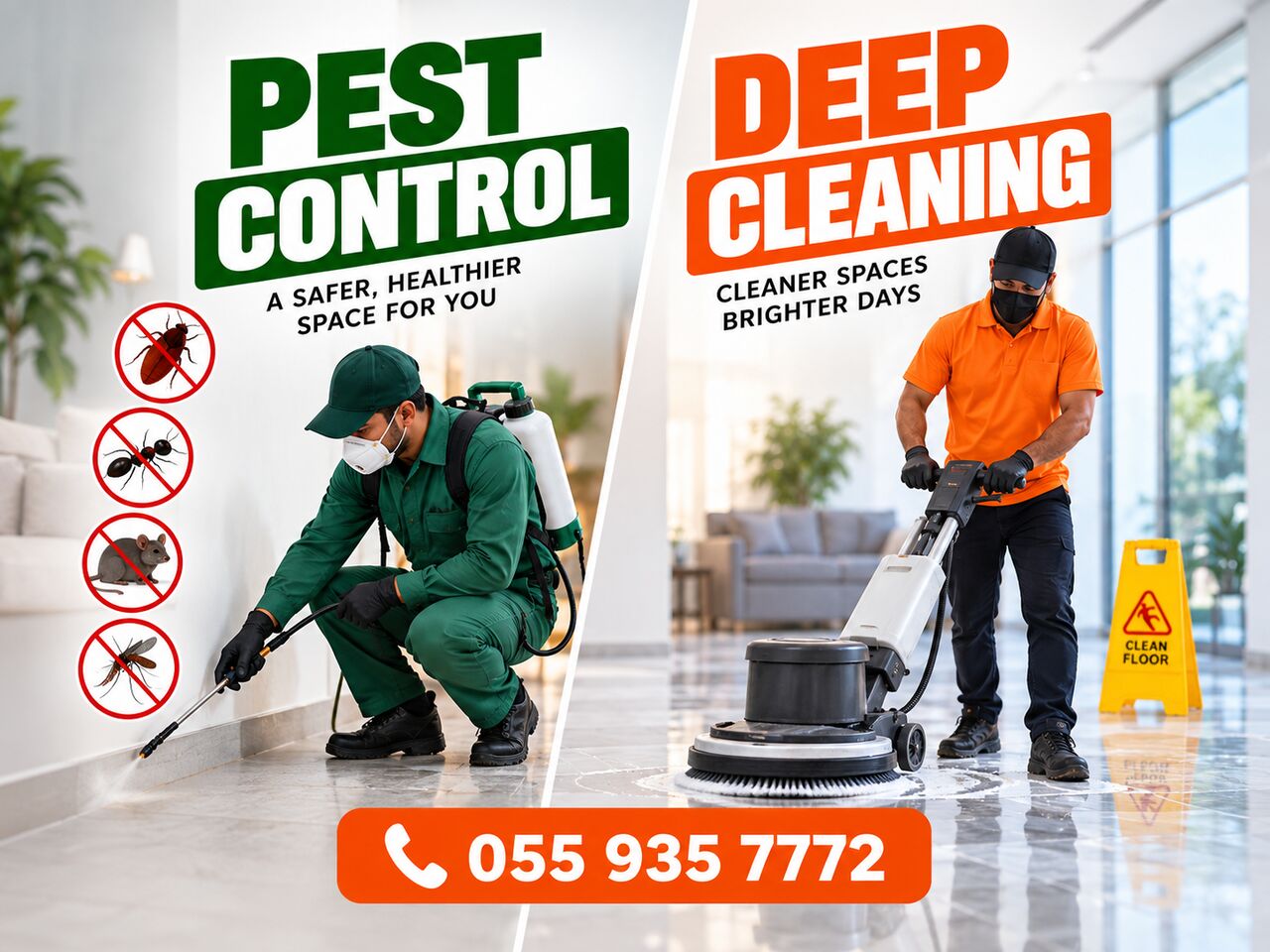 Al Adama, Cleaning, 🟧✅ DIRTY HOME OR PESTS? GET BOTH SOLVED – CLEANING & PEST CONTROL DAMMAM – 055 935 7772 ✅