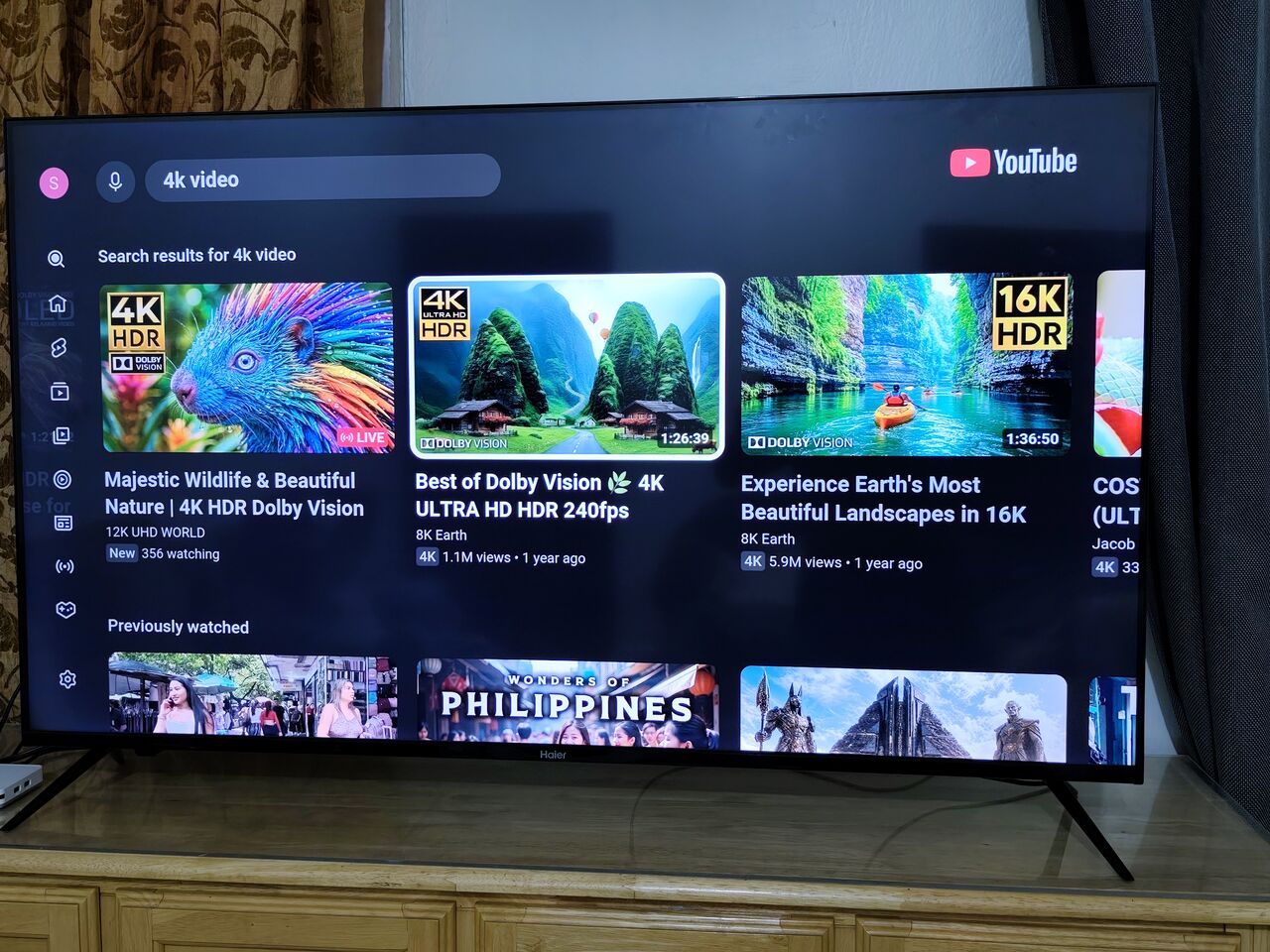 Khobar, Electronics, SAR 2300,  Haier LED 55 4K Window Ac York Refrigerator