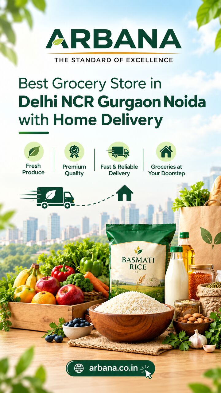 Gurgaon, Food, Best Grocery Store In Gurgaon With Home Delivery &ndash; Arbana