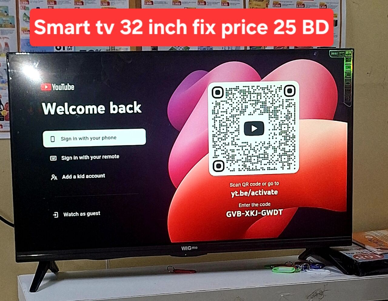 Manama, Electronics, BHD 25,  32 Inch Smart Tv 25 Bd Nrml Led 15 Bd Msg 3670 8372