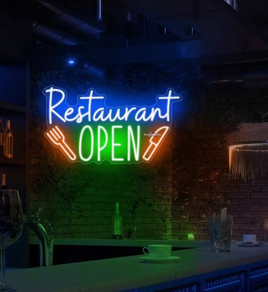 Mumbai, Electrical & Plumbing, Restaurant Neon Sign &ndash; Make Your Dining Space Stand Out