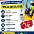 Urgently Hiring Locally Available Candidates - Crane Operator