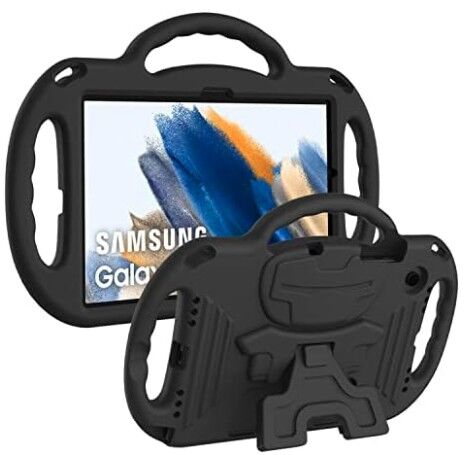Al Sulaymaniyyah, Tablet Computers, AVAWO Kids Case For Samsung Galaxy Tab A8 10.5 2022 (SM-X200/X205/X207), With Strap, Black