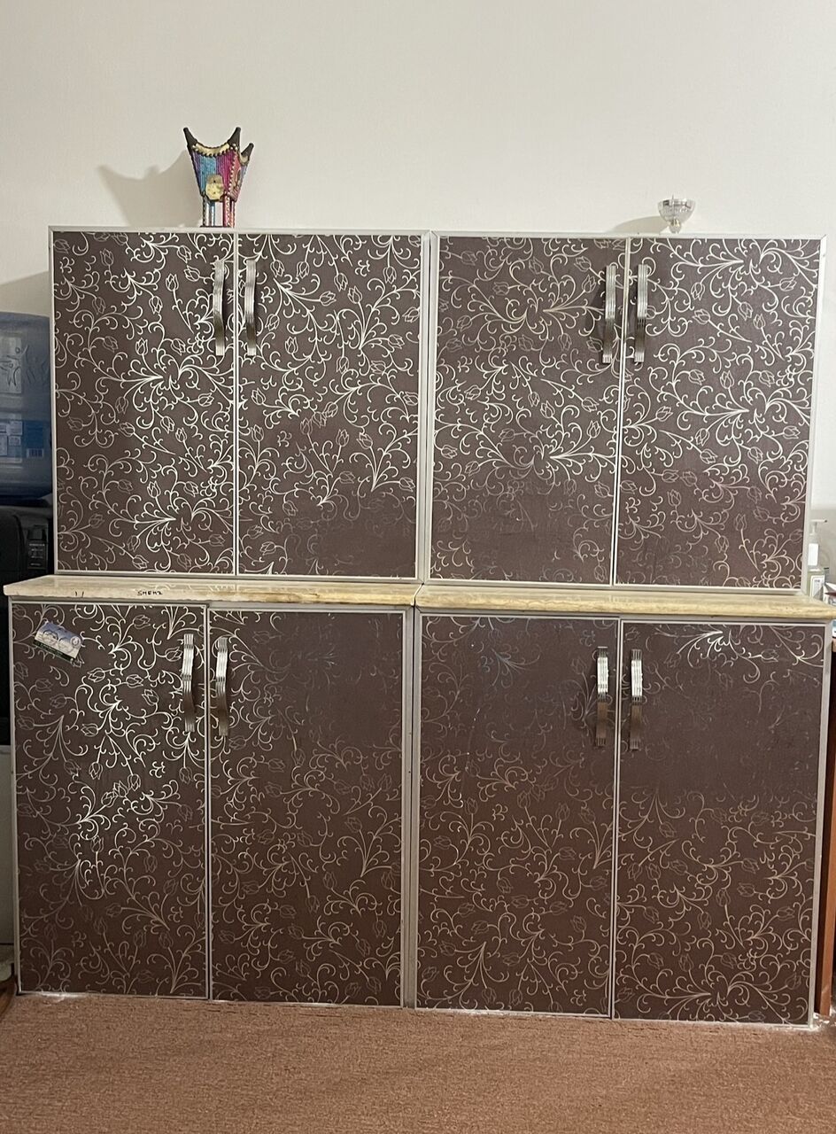 Dammam, Furniture, SAR 1200,  Kitchen Cabinets And Glass Center Table With Side 4 Tabels