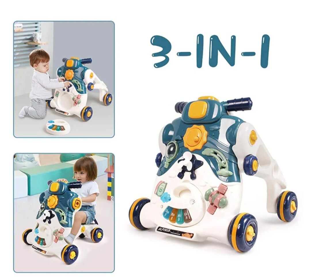 Riyadh, Baby & Kid Stuff, SAR 145,  Slightly Negotiable Baby Fun Trolley 3 In 1 Walker. Strong Quality